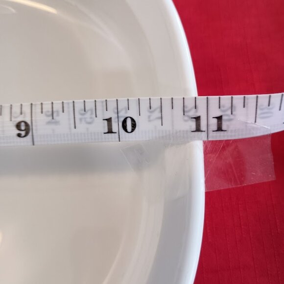 Two Corning ware French White Casserole Ovenware Dishes, F-6-B & F 12B - No lids - Picture 10 of 10